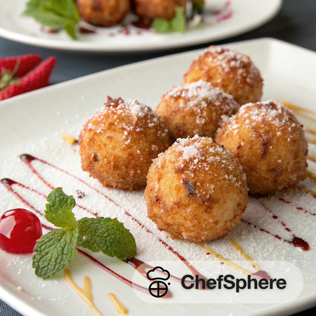 Sweet Crunchy Rice Fritters