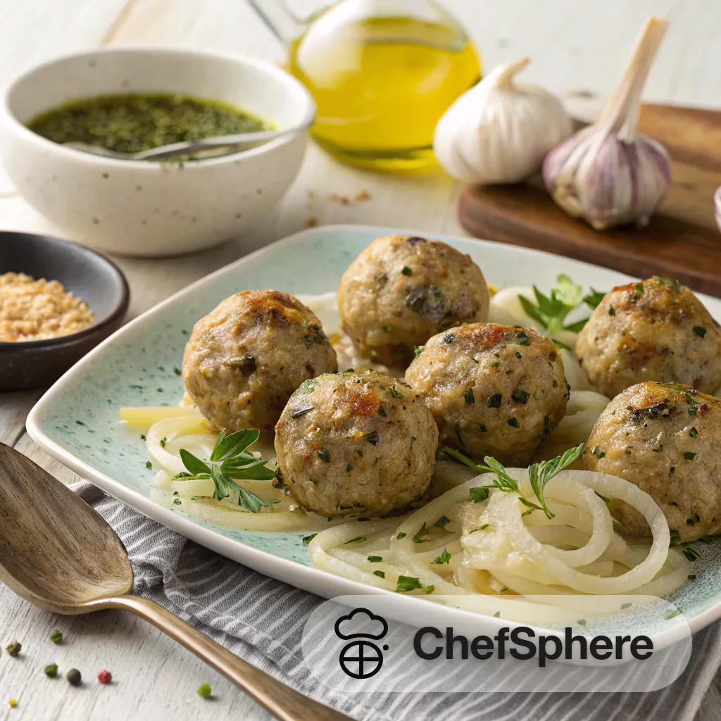 Herbed Chicken Meatballs with Savory Flavors