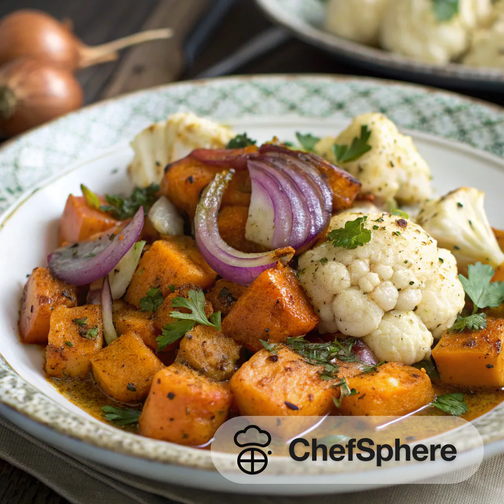 Curry Roasted Spiced Vegetables