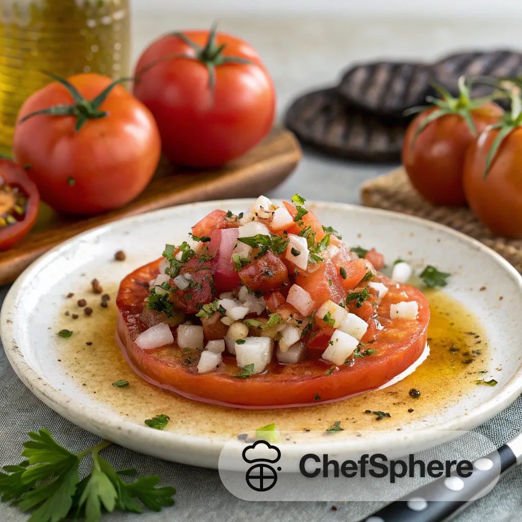 Zesty Grilled Tomato Salsa Burst
