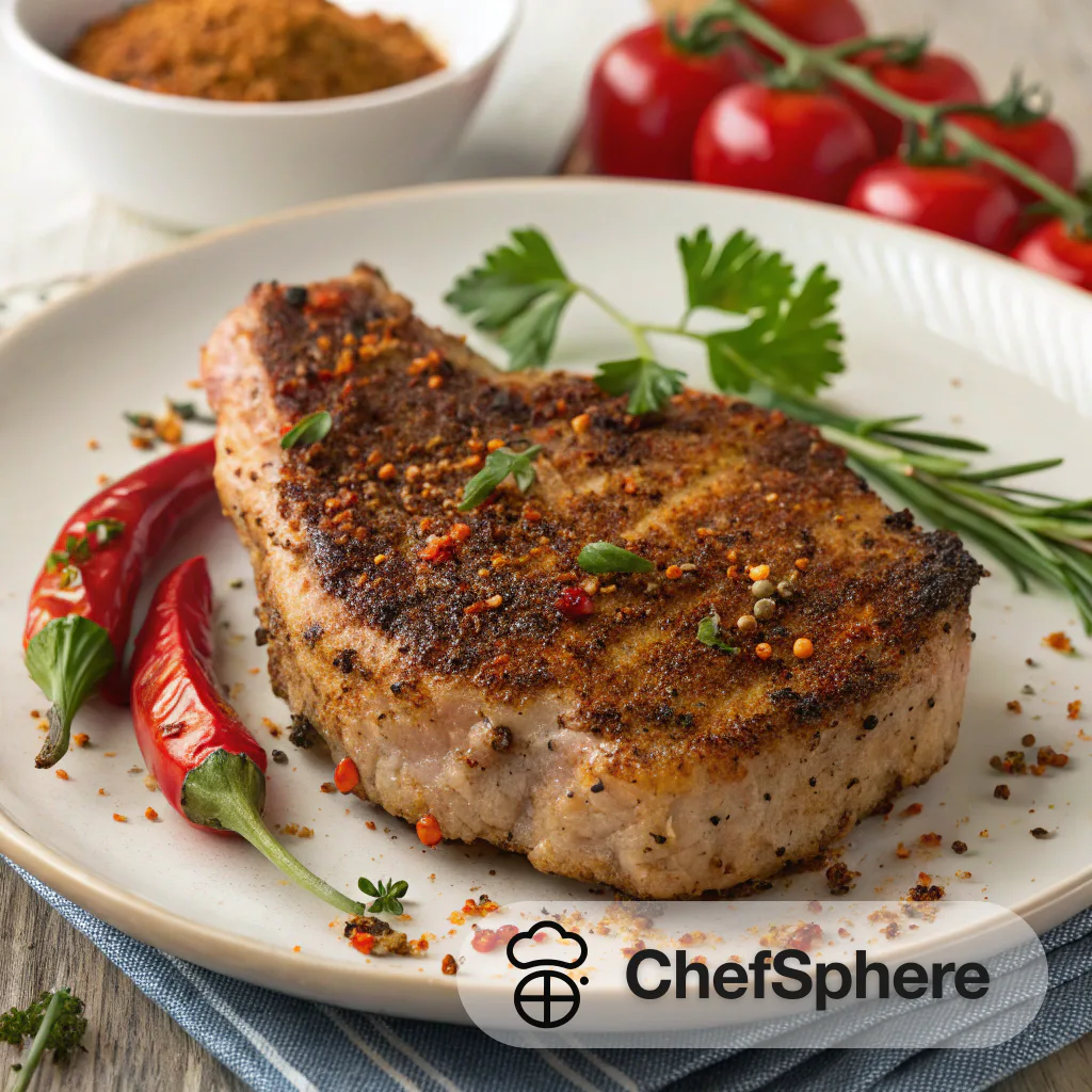 Hungarian Spiced Succulent Pork Chops