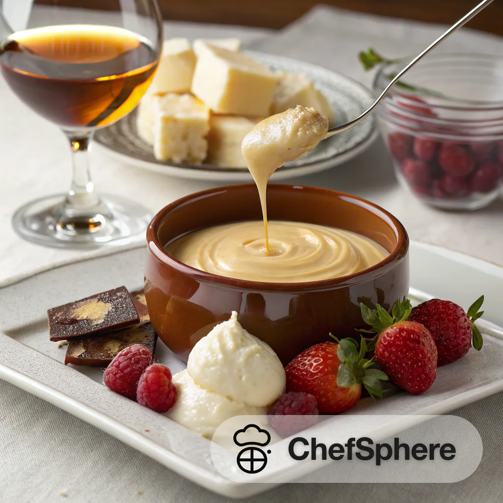 Caramel Cognac Fondue Dip: Creamy Indulgence
